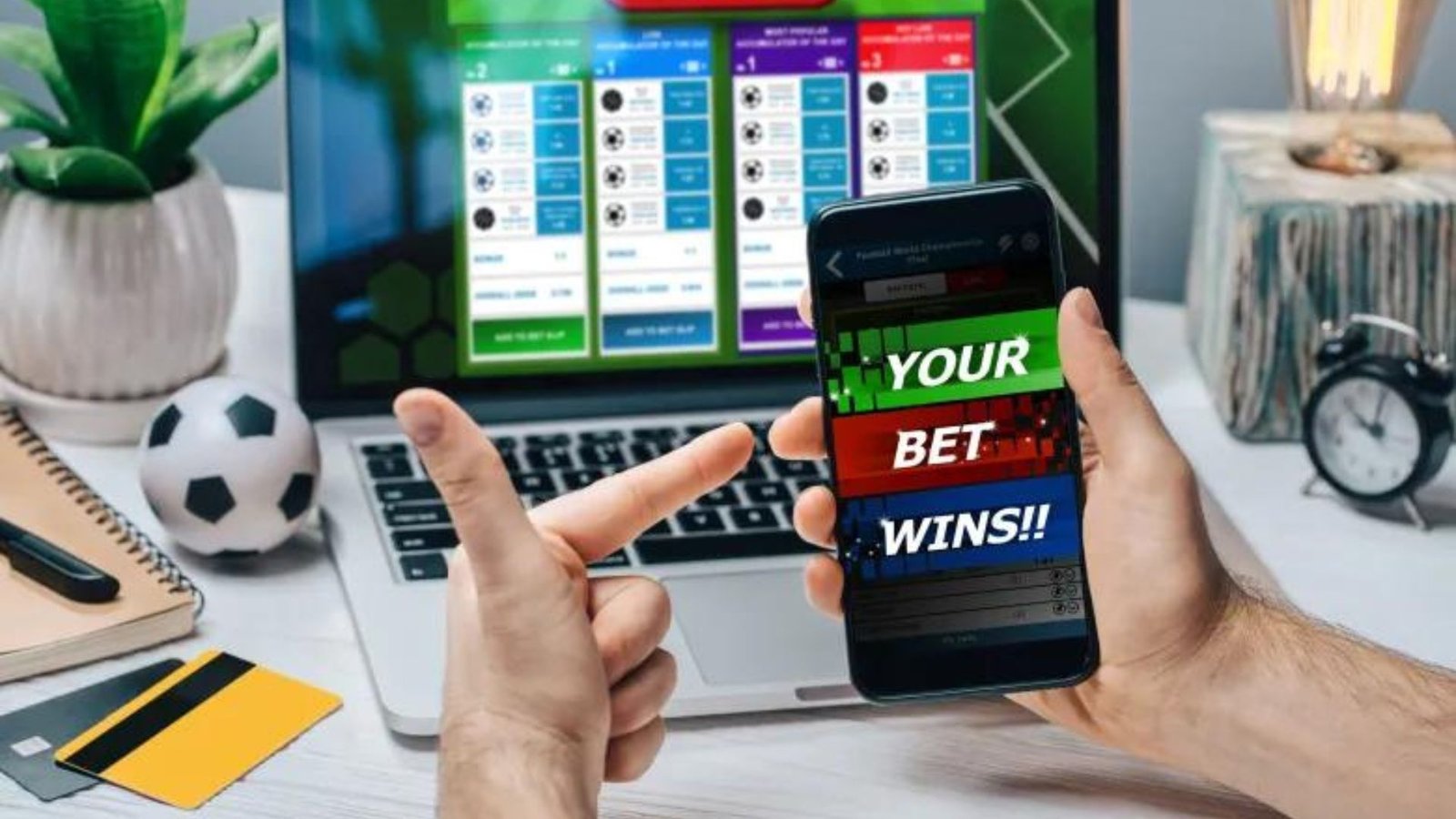 a person holding a phone showing How to Improve Your Live Betting Skills