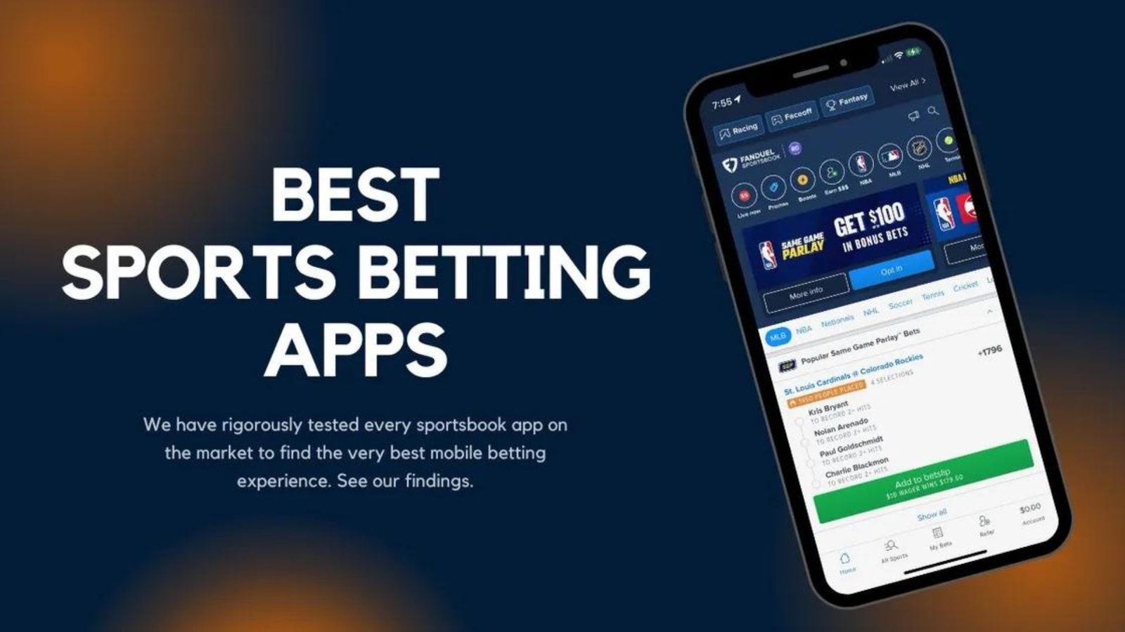 A Phone Showing the Top Sports Betting Apps for Beginners