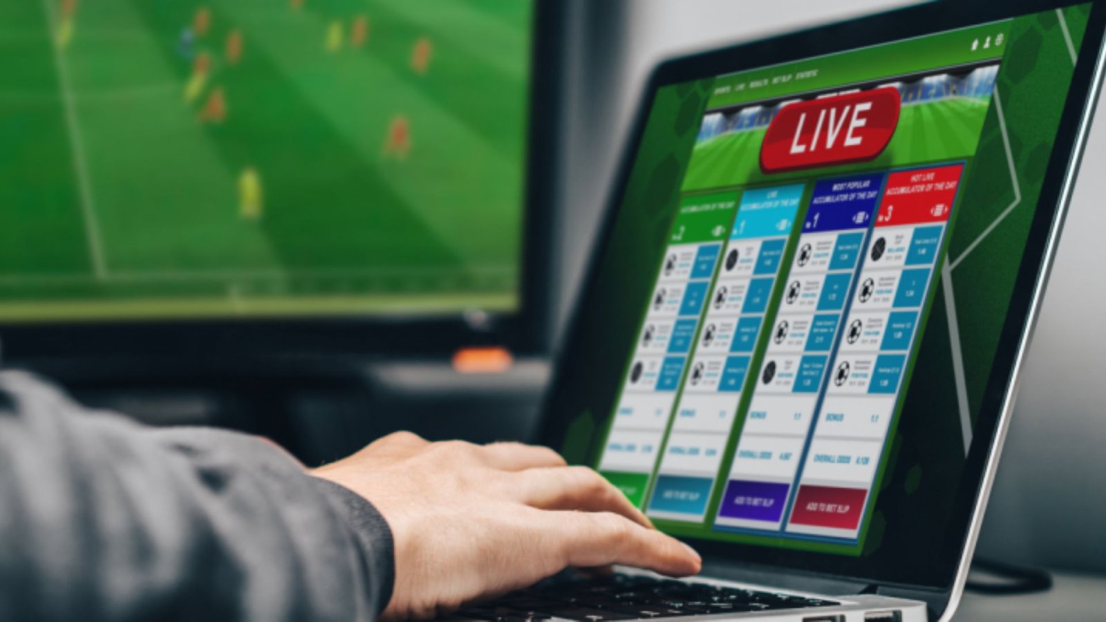 A Person Using a Laptop Showing How to Start with Live Betting